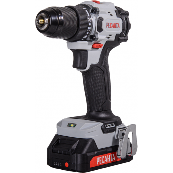 Дрель-шуруповерт аккумуляторная РЕСАНТА ДА-20-2ЛК-БП (2,0 А/ч) (бесщеточный двигатель, 70Нм) Дрель-шуруповерт аккумуляторная РЕСАНТА ДА-20-2ЛК-БП (2,0 А/ч) (бесщеточный двигатель, 70Нм)