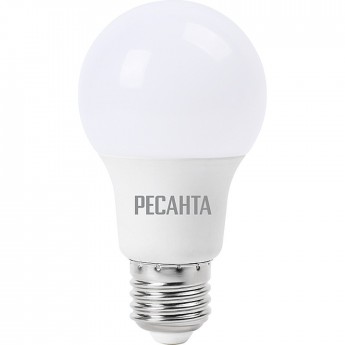Лампа светодиодная РЕСАНТА LL-R-A60-9W-230-4K-E27