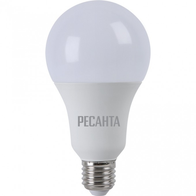 Лампа светодиодная РЕСАНТА LL-R-A80-20W-230-3K-E27 76/1/21 Лампа светодиодная РЕСАНТА LL-R-A80-20W-230-3K-E27 76/1/21