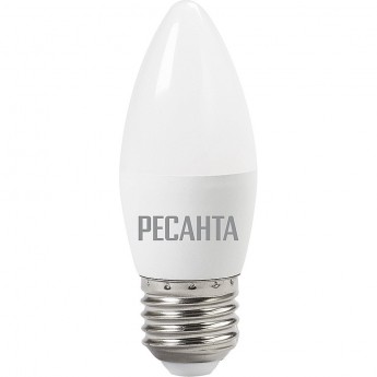 Лампа светодиодная РЕСАНТА LL-R-C37-6W-230-4K-E27