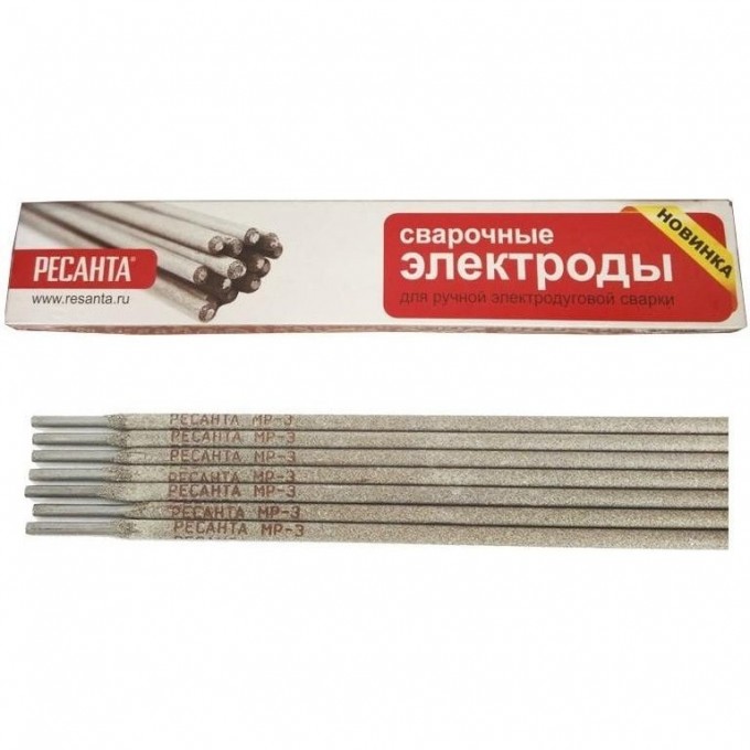 Сварочный электрод РЕСАНТА МР-3 Ф5,0 Пачка 0,8 кг 71/6/23 Сварочный электрод РЕСАНТА МР-3 Ф5,0 Пачка 0,8 кг 71/6/23